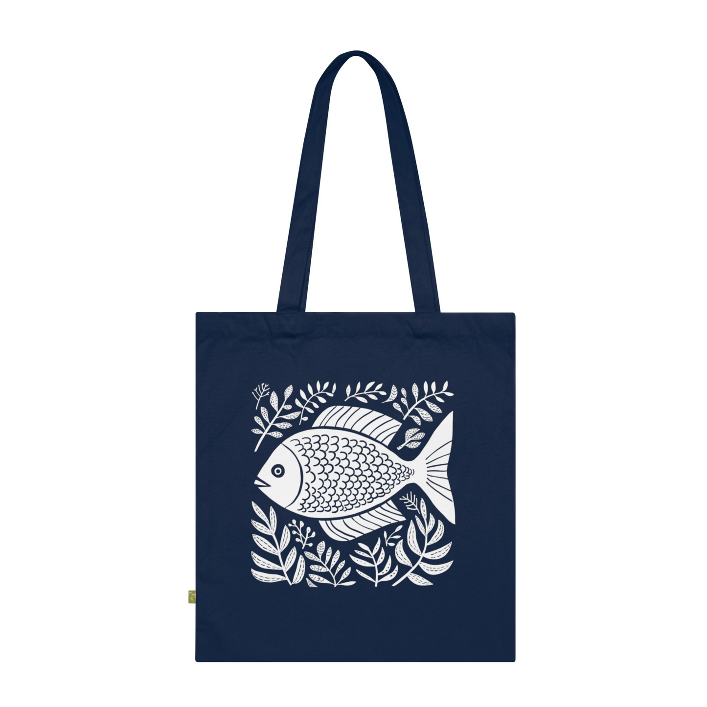 Sac tote en coton 100% bio - Motif marin
