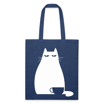 Recycled Tote Bag - heather navy