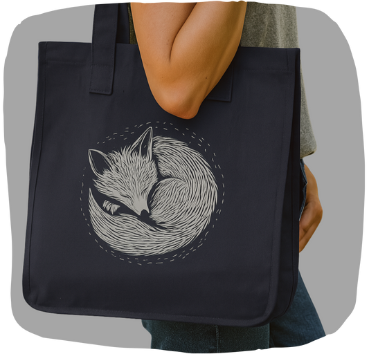 Sac de chanvre écoresponsable - Motif de renard