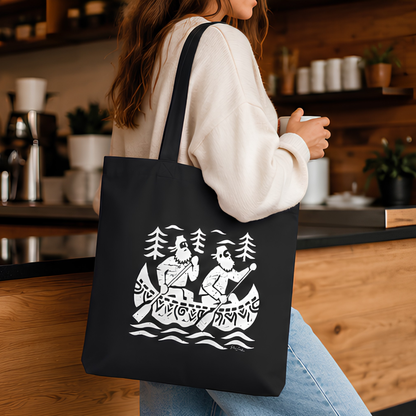 Sac tote en coton bio  — Pêcheurs en Canot