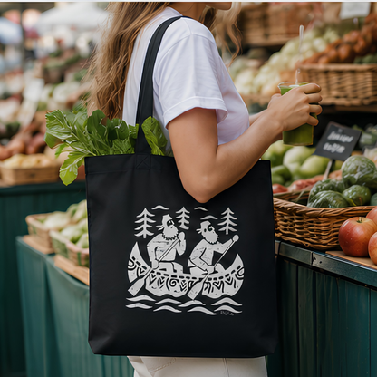 Sac tote en coton bio  — Pêcheurs en Canot
