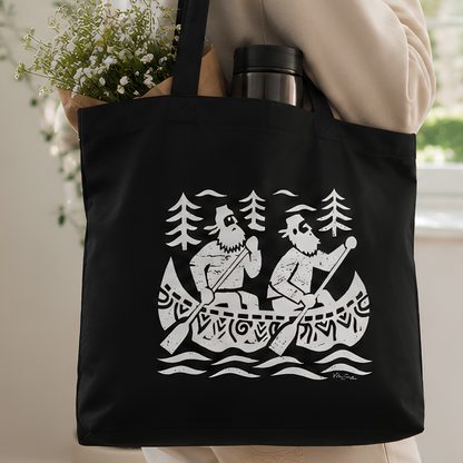 Sac tote en coton bio  — Pêcheurs en Canot