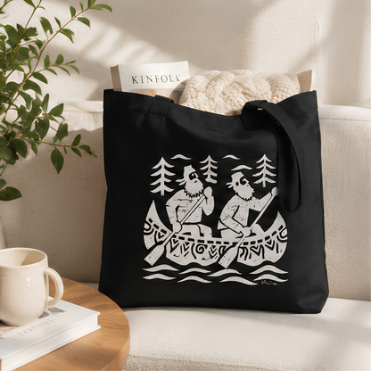 Sac tote en coton bio  — Pêcheurs en Canot