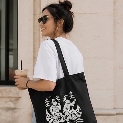 Sac tote en coton bio  — Pêcheurs en Canot