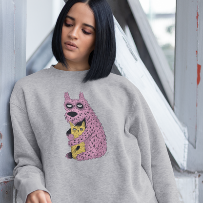 Pull en coton bio  – Épaisseur moyenne – Illustration de créatures adorables