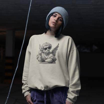 Pull en coton bio – Épaisseur moyenne – Ange rebelle