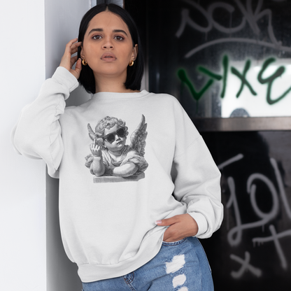 Pull en coton bio – Épaisseur moyenne – Ange rebelle