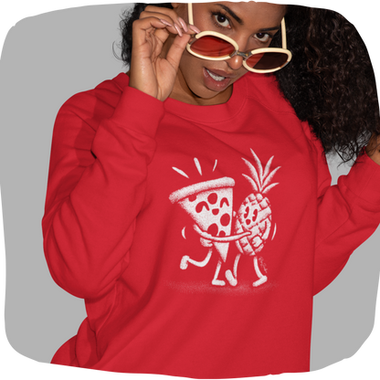 Pull en coton écolo – Pizza et ananas