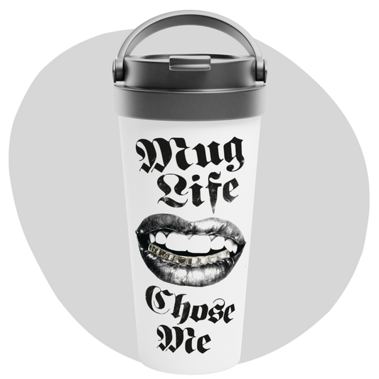 Gobelet humoristique de 15 oz en acier inoxydable – Mug Life