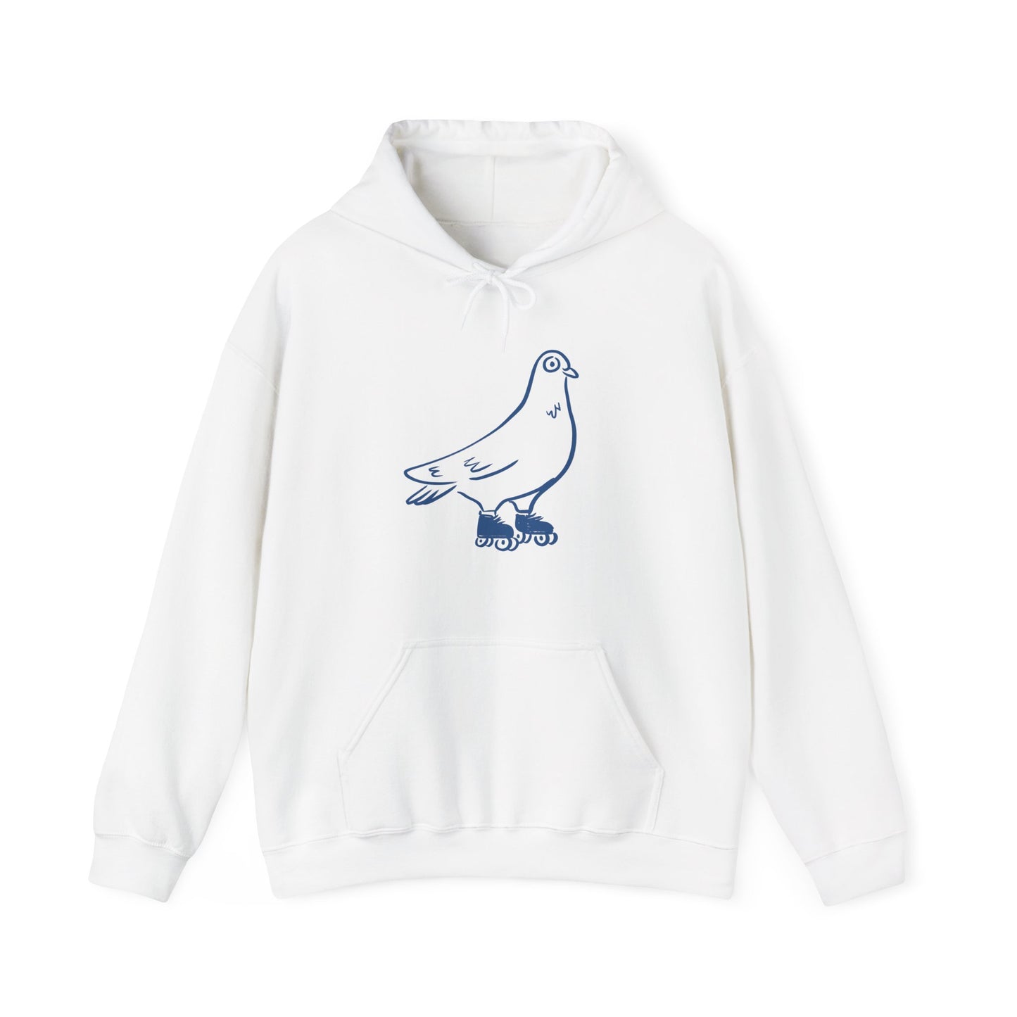 Sweat à capuche en coton durable – Pigeon à roulettes