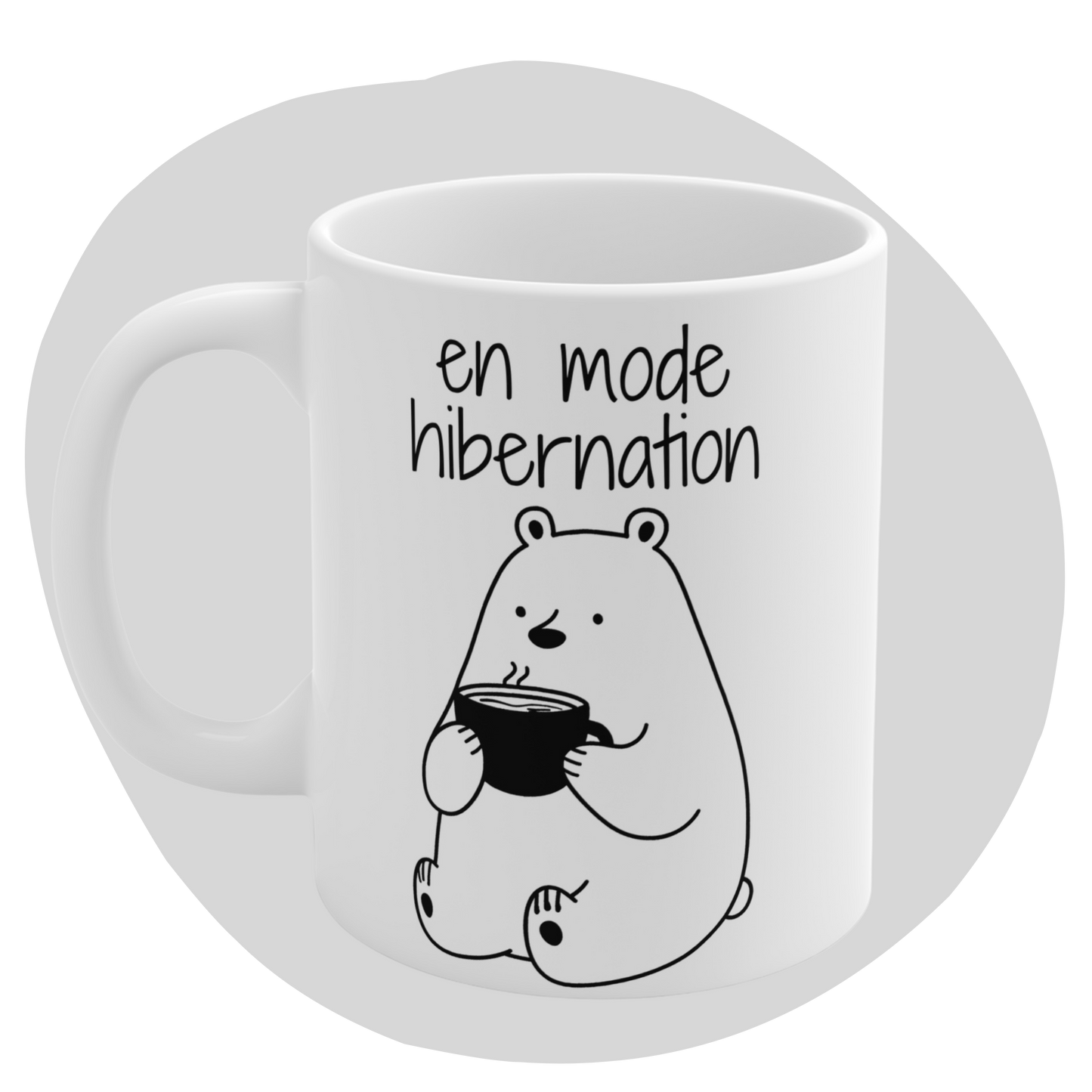 11 oz Ceramic Mug - Hibernating Bear