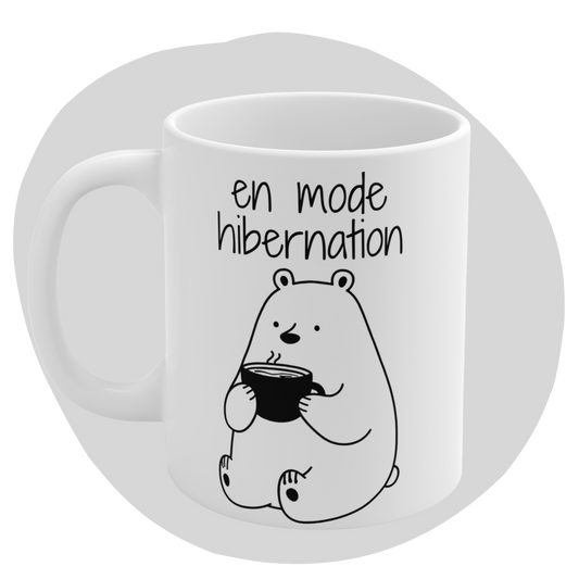 11 oz Ceramic Mug - Hibernating Bear
