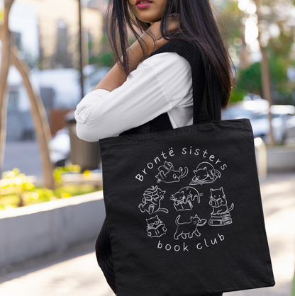 Sac tote en coton éthique - Club de lecture des soeurs Brontë