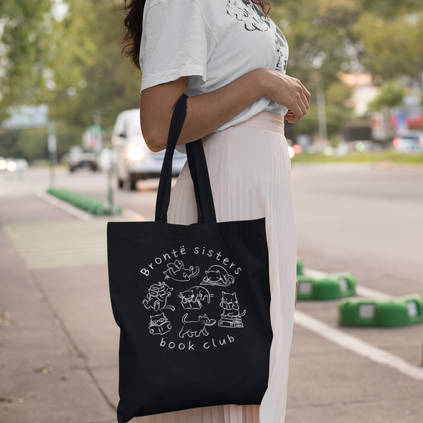 Sac tote en coton éthique - Club de lecture des soeurs Brontë