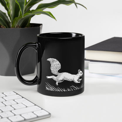 Tasse en céramique Aurora B - Motif bucolique - rose zombie