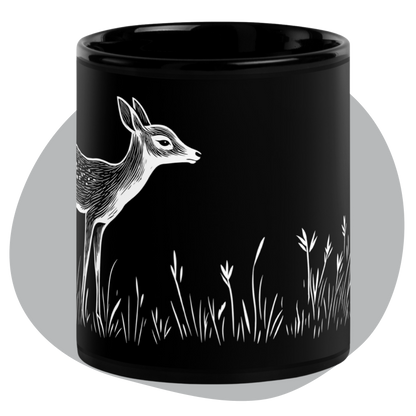 Tasse en céramique Aurora C - Motif bucolique - rose zombie