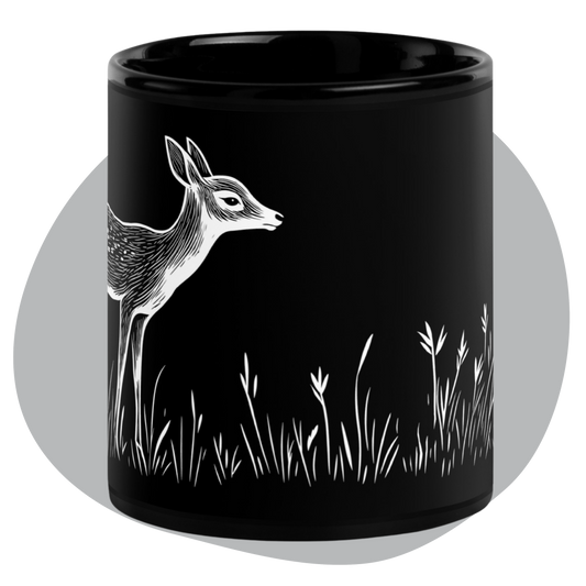 Tasse en céramique Aurora C - Motif bucolique - rose zombie