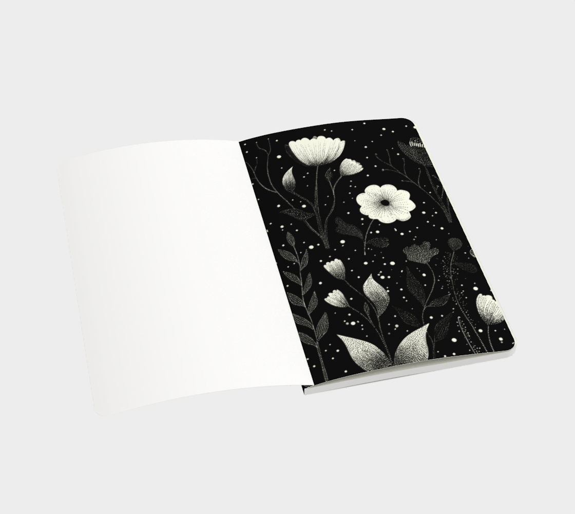 Carnet écoresponsable – Petit – Design fleuri
