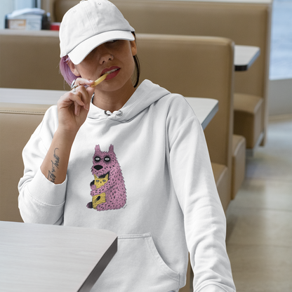 Sweat à capuche en coton durable – Design créatures câlines