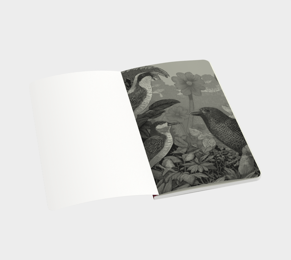Carnet écoresponsable – Petit – Design oiseaux