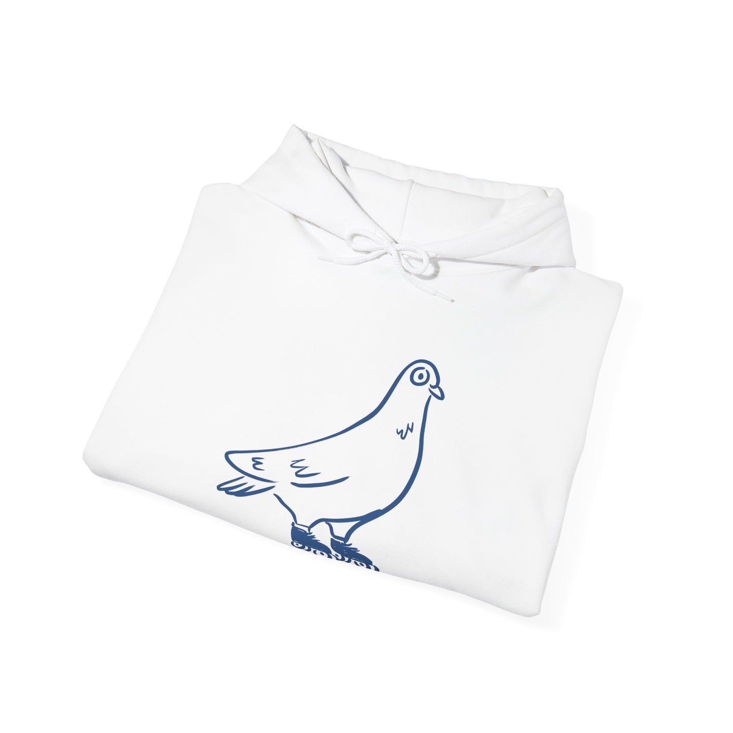 Sweat à capuche en coton durable – Pigeon à roulettes