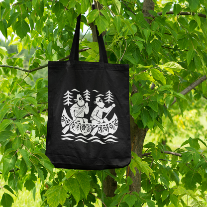 Sac tote en coton bio  — Pêcheurs en Canot