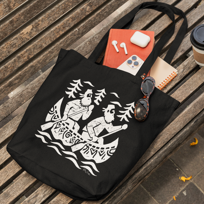 Sac tote en coton bio  — Pêcheurs en Canot