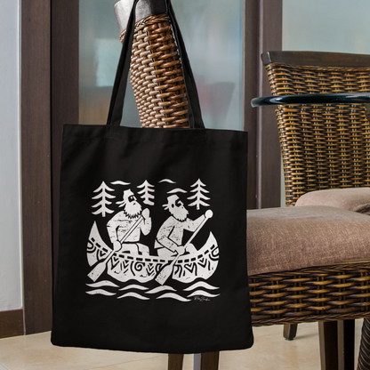 Sac tote en coton bio  — Pêcheurs en Canot