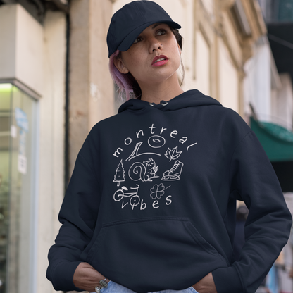Sweat à capuche - Thématique Montréal - Épaisseur moyenne