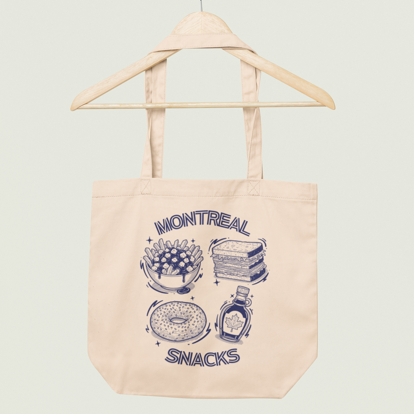 Sac tote en coton écolo - Montreal snacks