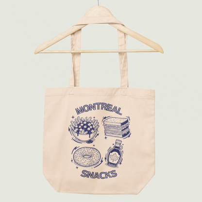 Sac tote en coton écolo - Montreal snacks