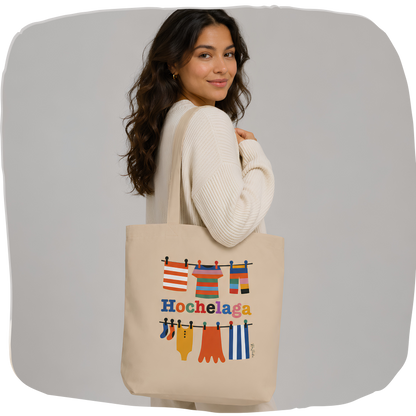 Sac tote coton bio — Corde à linge, Hochelaga Montréal