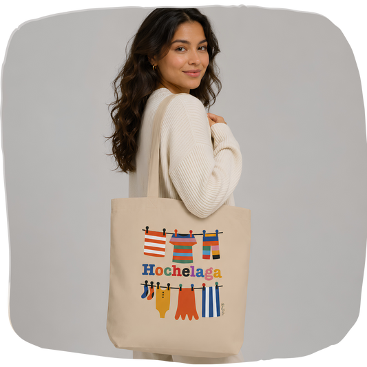 Sac tote coton bio — Corde à linge, Hochelaga Montréal