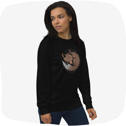 Pull en coton bio – Renard endormi