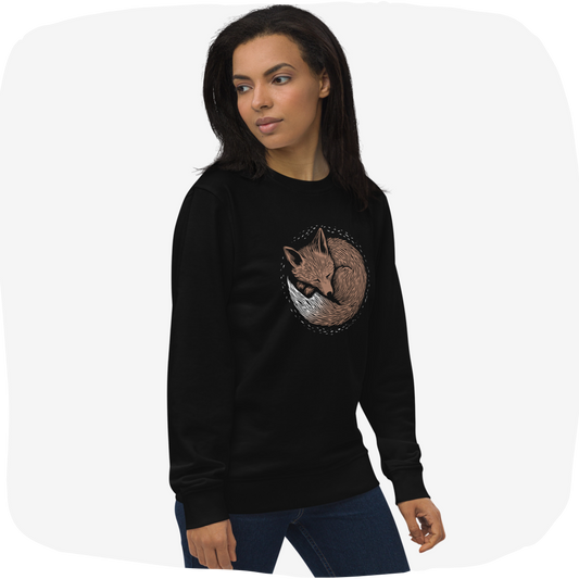 Pull en coton bio – Renard endormi