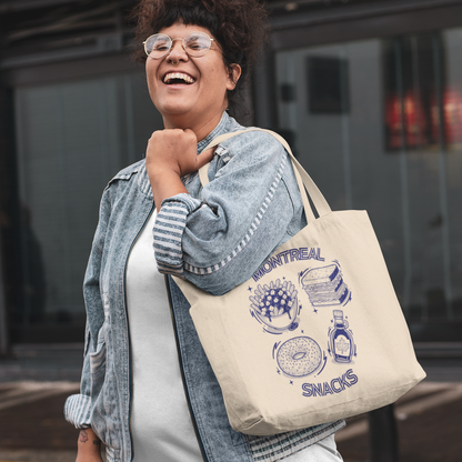 Sac tote en coton écolo - Montreal snacks