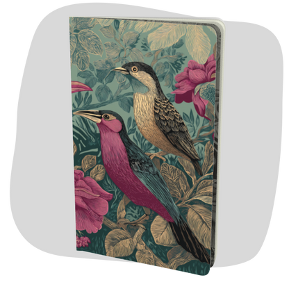 Carnet écoresponsable – Petit – Design oiseaux exotiques