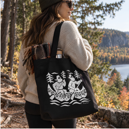 Sac tote en coton bio  — Pêcheurs en Canot