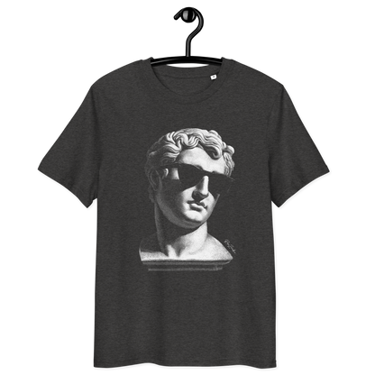 T-shirt en coton bio – Buste d'homme antique avec lunettes