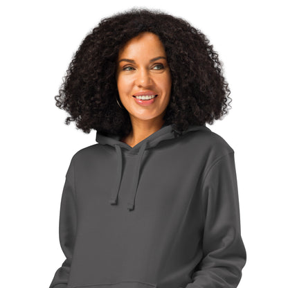 Sweat à capuche en coton Hali - Motif floral - rose zombie