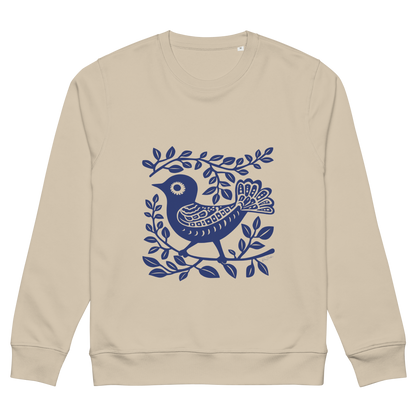Sweatshirt écolo Camino - Motif d'oiseau - rose zombie