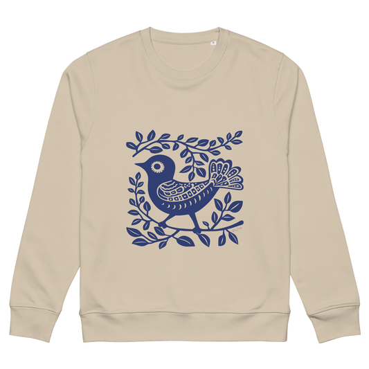 Sweatshirt écolo Camino - Motif d'oiseau - rose zombie