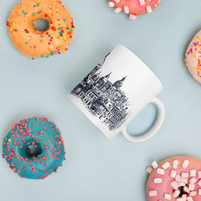 Tasse Marché Bonsecours · Skyline Vieux-Montréal · Souvenir MTL