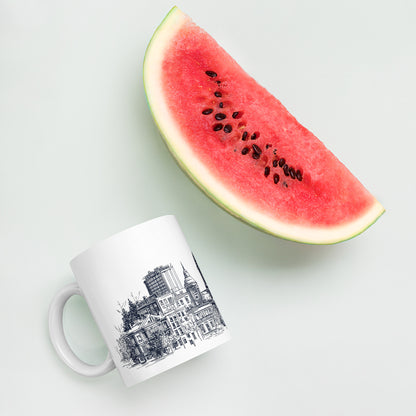 Tasse Marché Bonsecours · Skyline Vieux-Montréal · Souvenir MTL