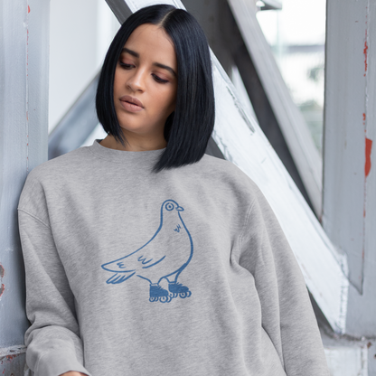 Pull en coton bio – Épaisseur moyenne – Pigeon à roulettes