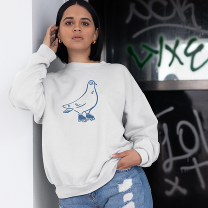 Pull en coton bio – Épaisseur moyenne – Pigeon à roulettes