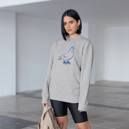 Pull en coton bio – Épaisseur moyenne – Pigeon à roulettes
