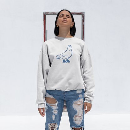 Pull en coton bio – Épaisseur moyenne – Pigeon à roulettes